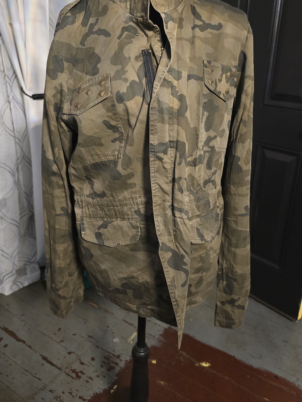 Maurices Women's Camouflage Field Jacket - Olive Green
